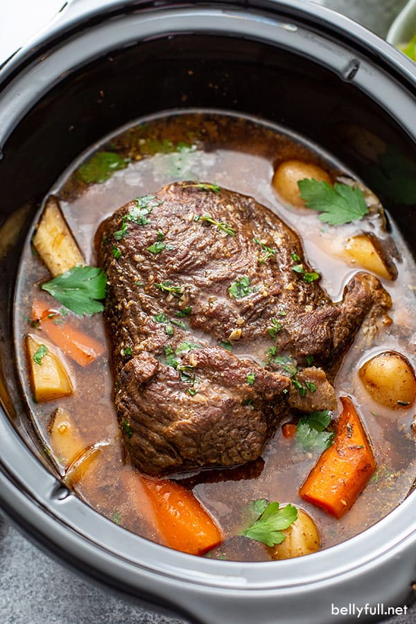 how to cook a chuck roast in a crock pot Roast crock crockpot potatoes flavormosaic carrots flavor mosaic