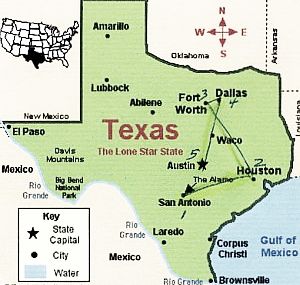 San Antonio To Houston Map - Map