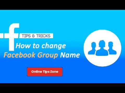 how to change name of fb group Learn how to change a group name on facebook to better serve your fans