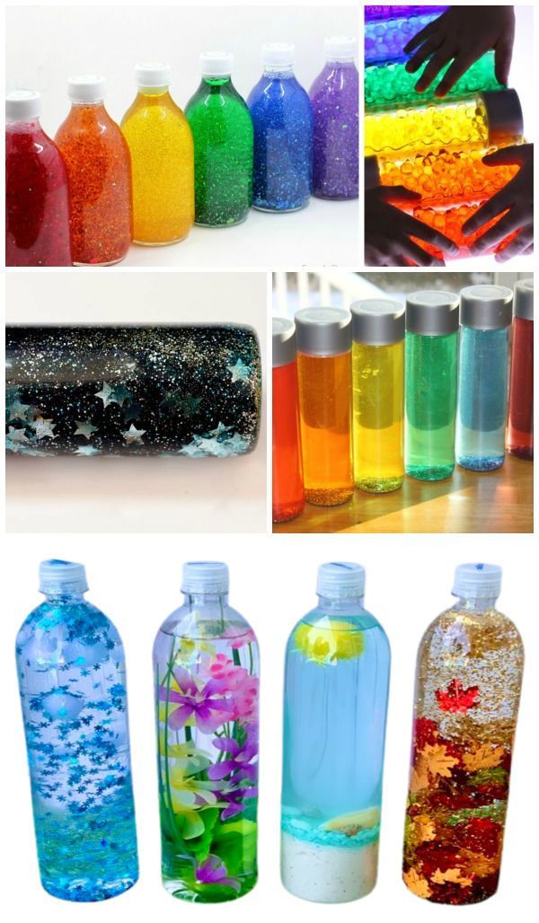 how to make sensory bottles Diy sensory bottles