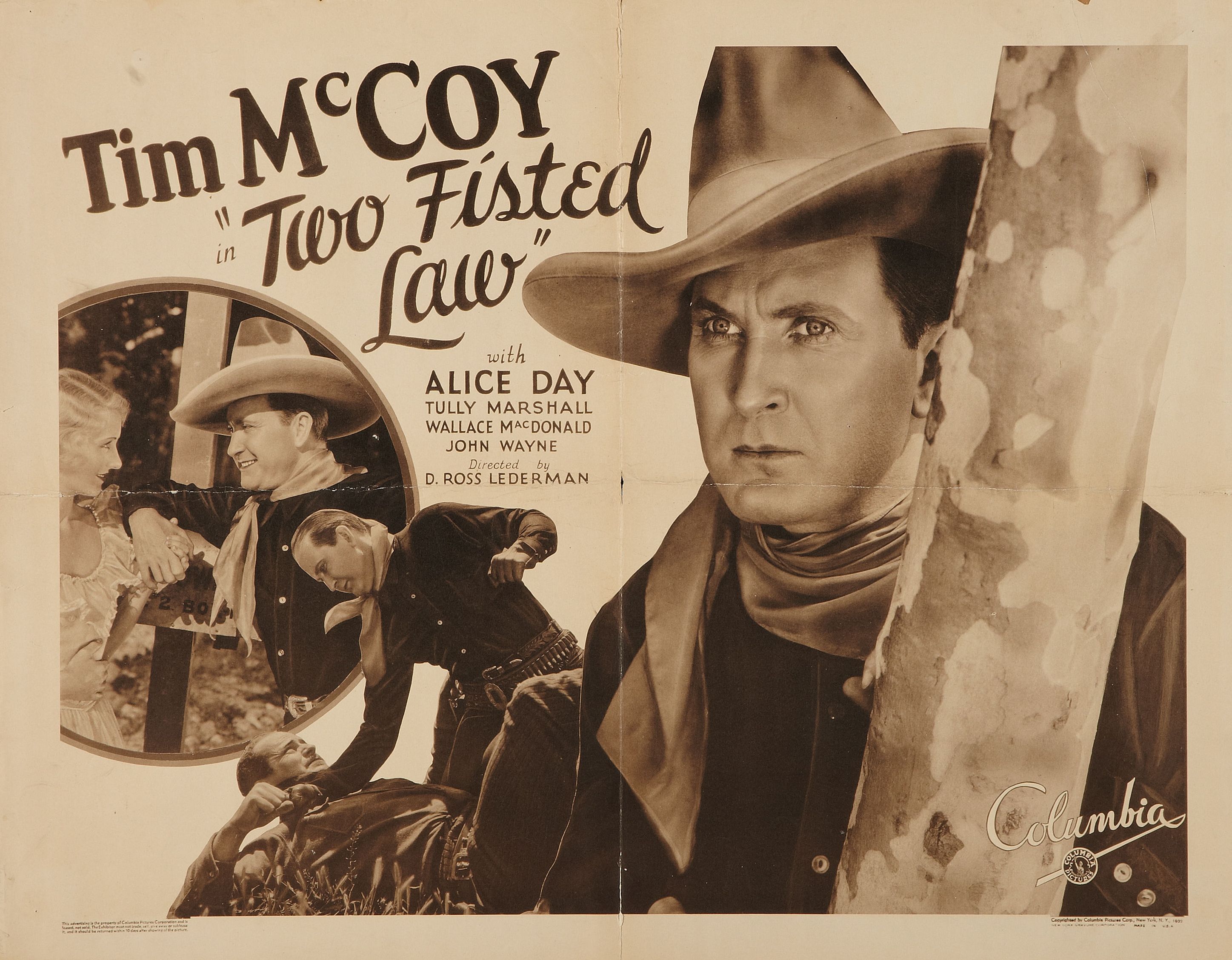 Two-Fisted Law (1932)