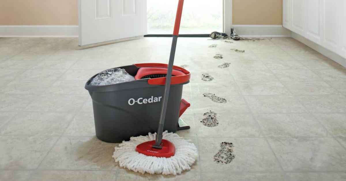 how to use o cedar spin mop O cedar easywring spin mop review