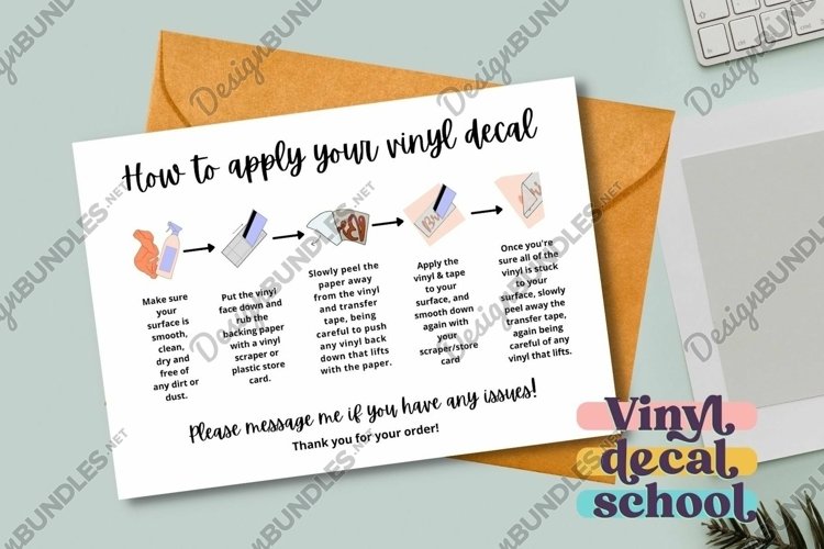 how to apply vinyl decal Vinyl scalloped