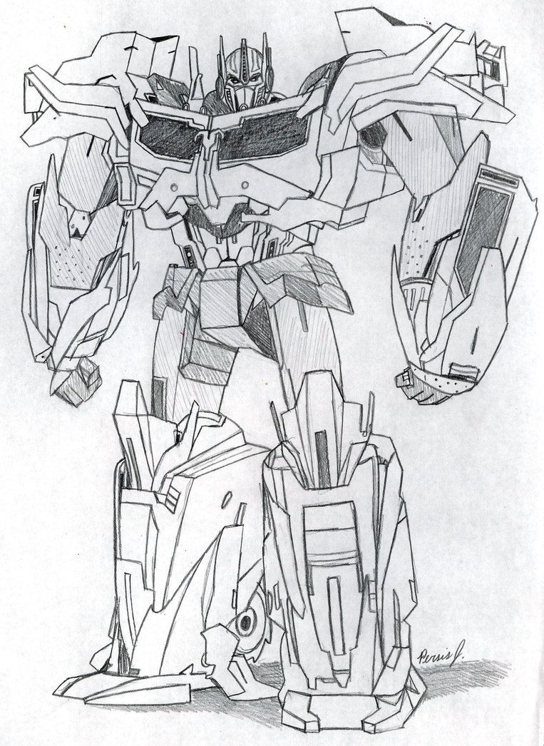 how to draw optimus prime Transformers prime optimus prime drawing