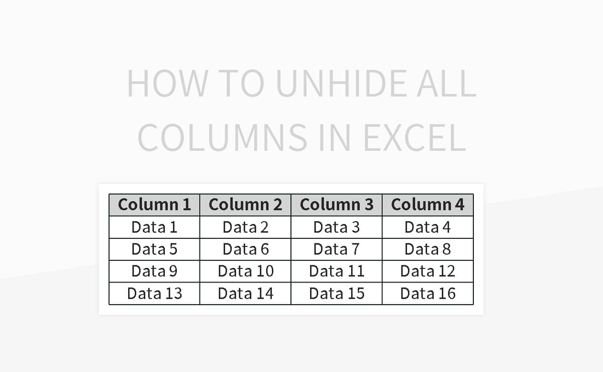 how to unhide columns in google sheets How to hide columns in google sheets