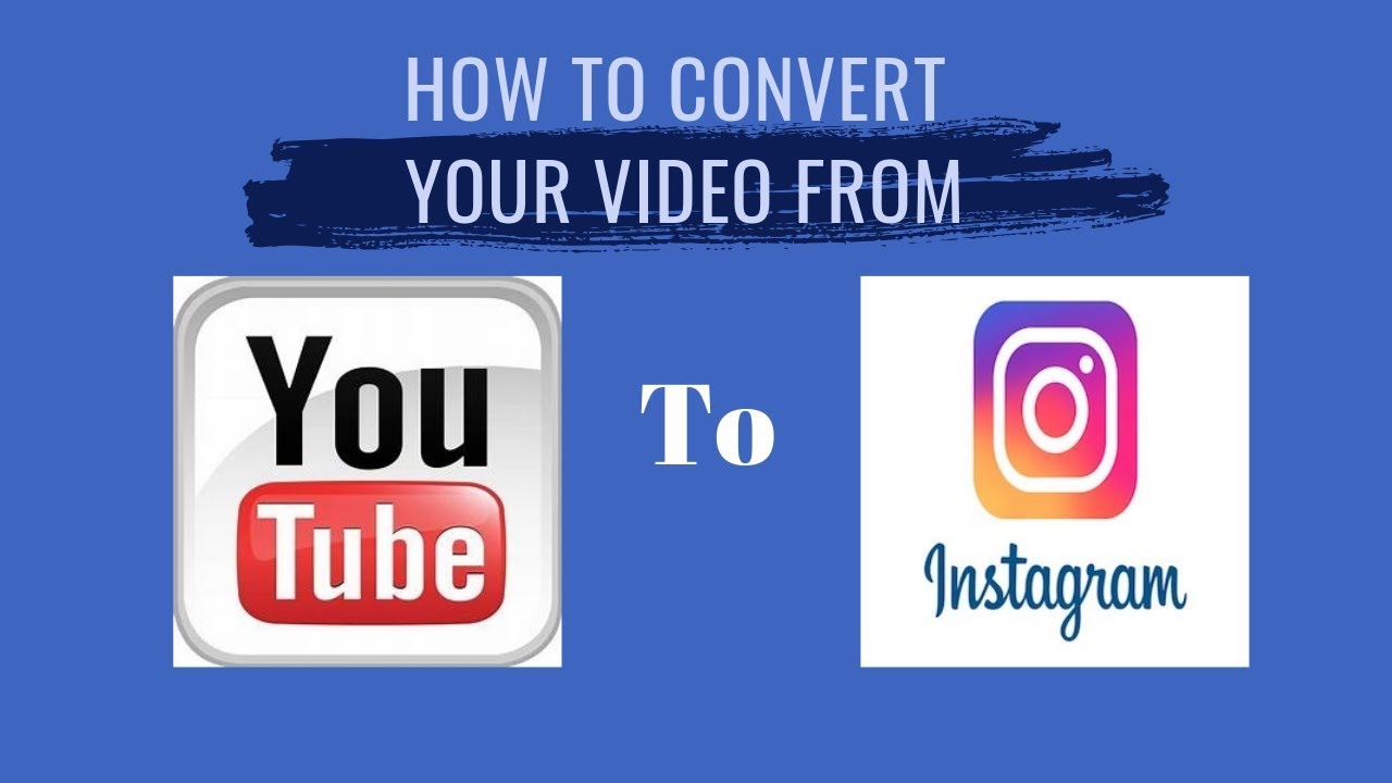 how to post a youtube video on instagram How to post youtube video