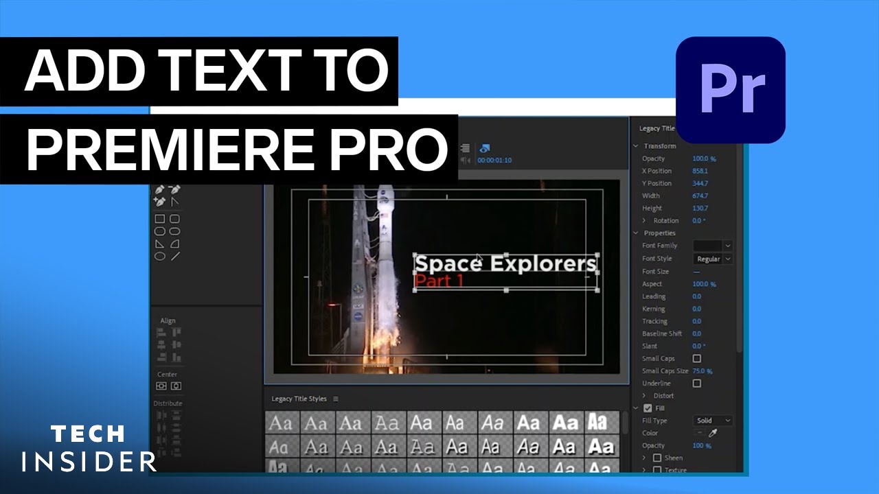 how to add text in premiere pro How to insert text premiere pro