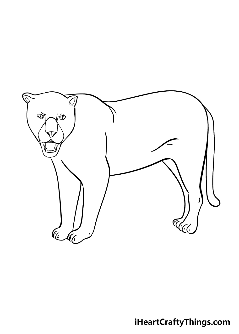 jaguar how to draw Simple jaguar drawing at getdrawings