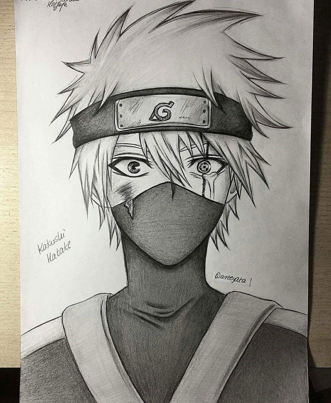 how to draw kakashi Kakashi hatake sketch at paintingvalley.com