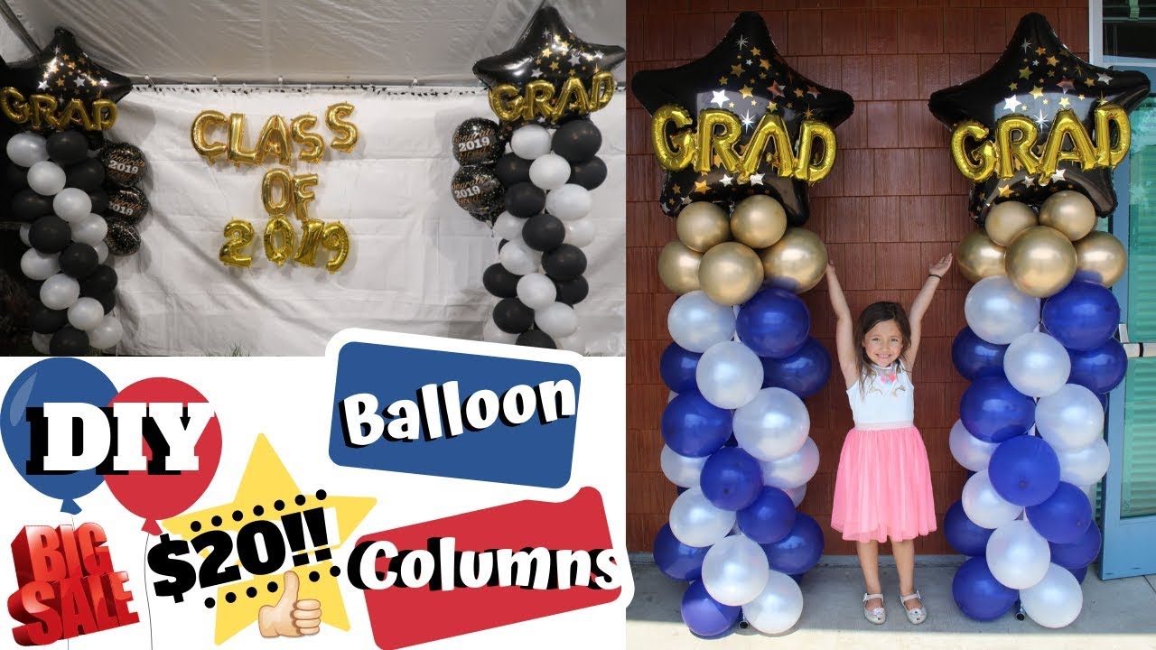 how to make a balloon column Columns column