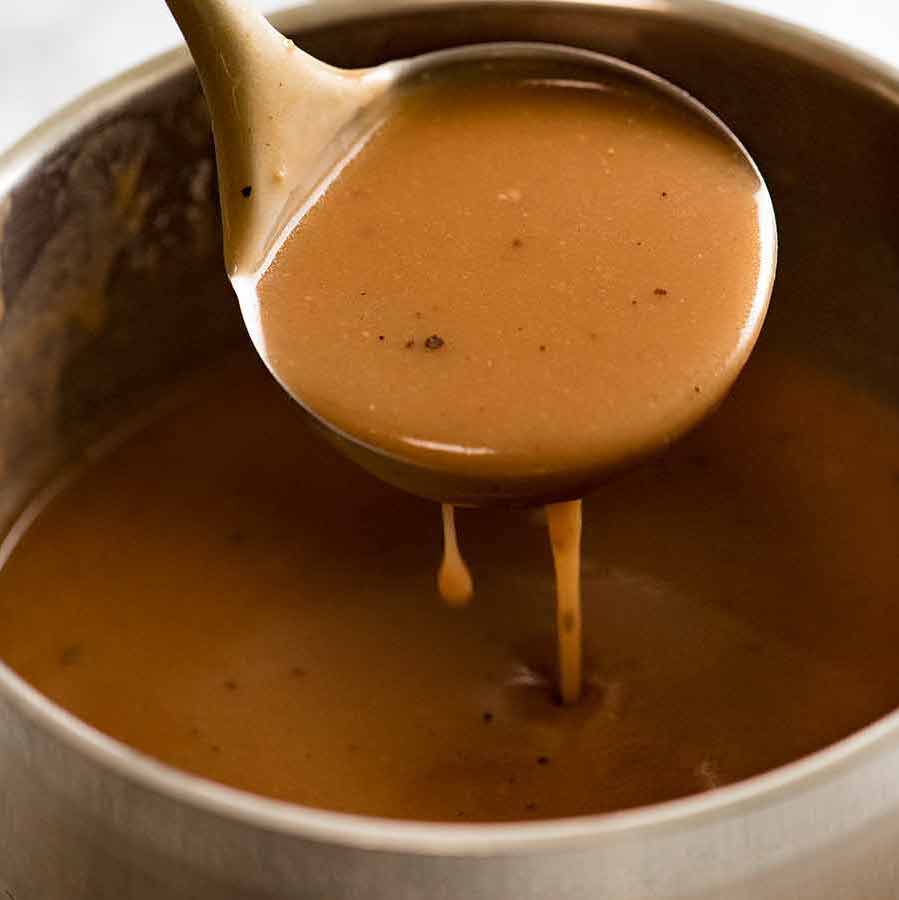 how to make gravy with cornstarch Gravy ham recipe cornstarch make homemade drippings easy adventuresofmel simple visit also