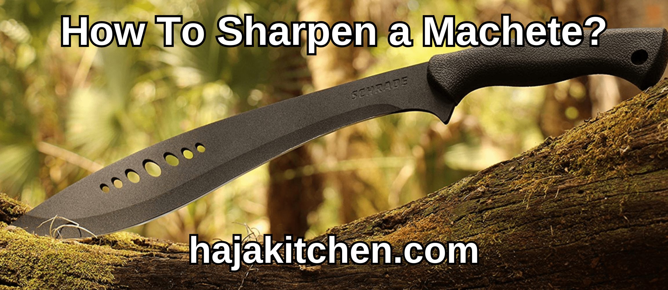 how to sharpen a machete Machete sharpen sharpening