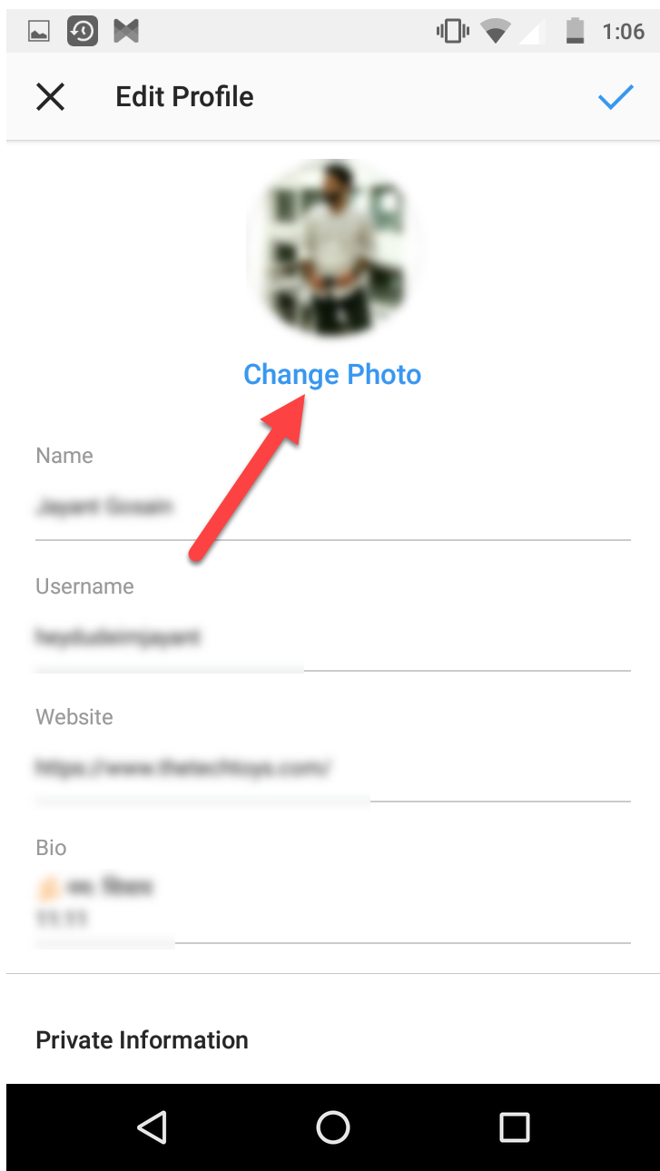 how to change a profile pic on instagram Profile instagram change