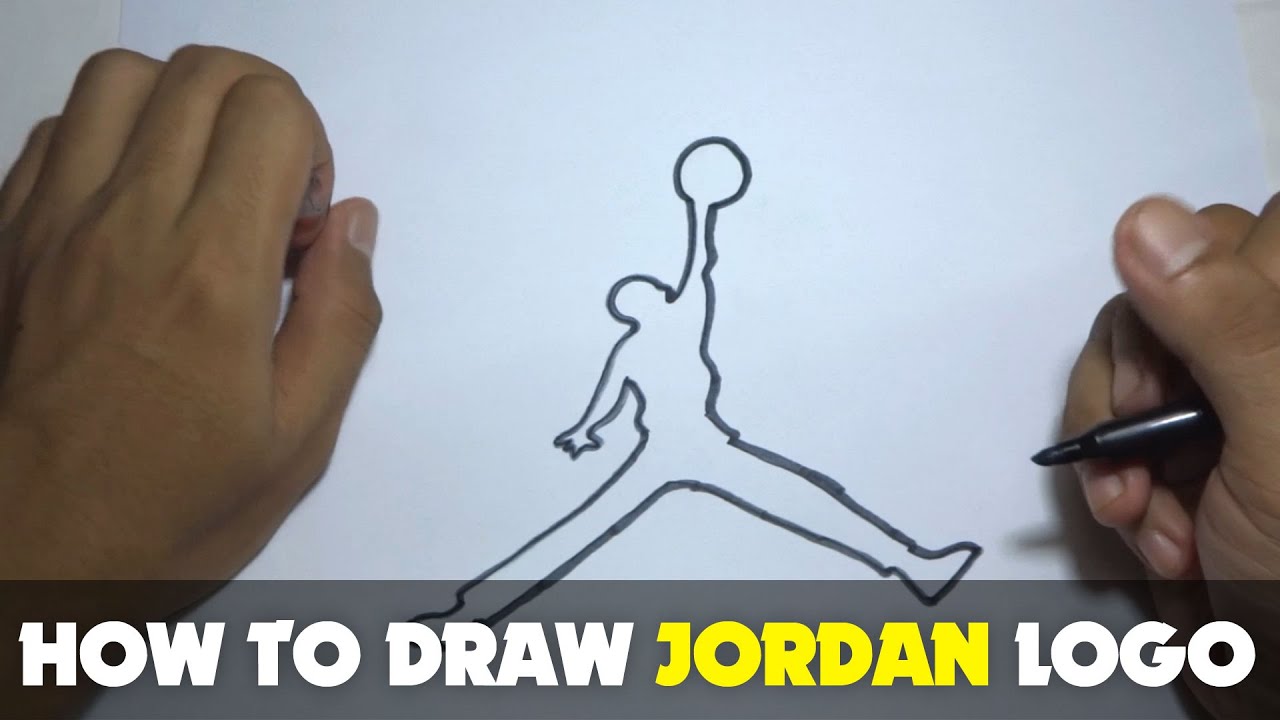 how to draw michael jordan Dunk tasmanian danone