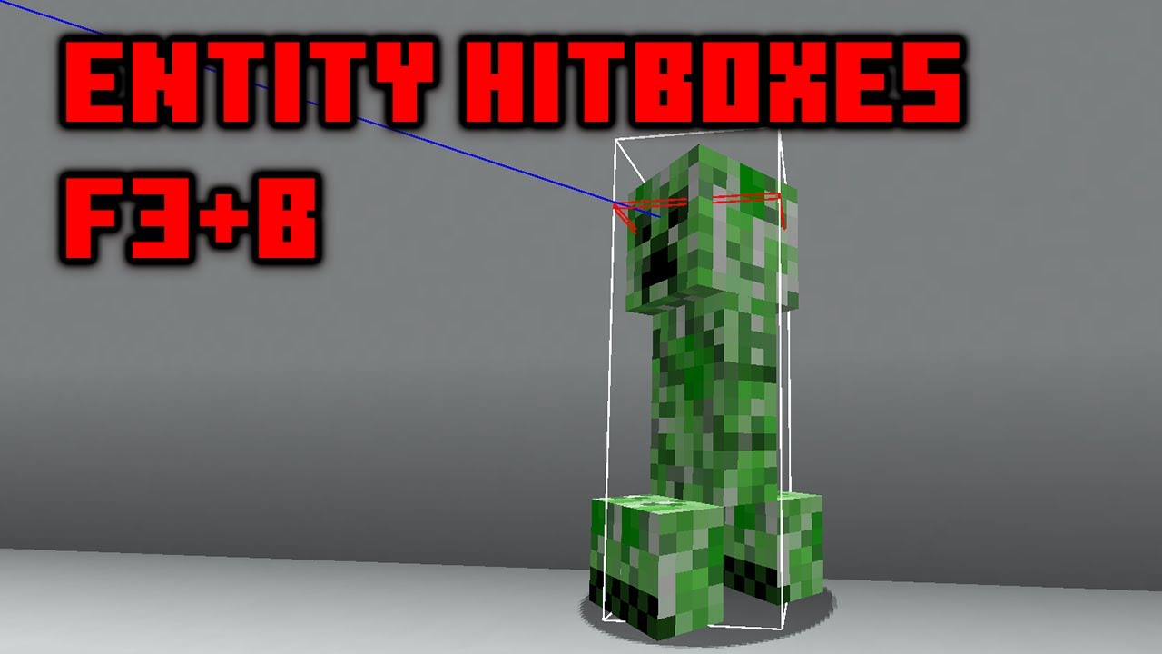 How to View Entity Hitboxes in Minecraft | F3 + B command tutorial #