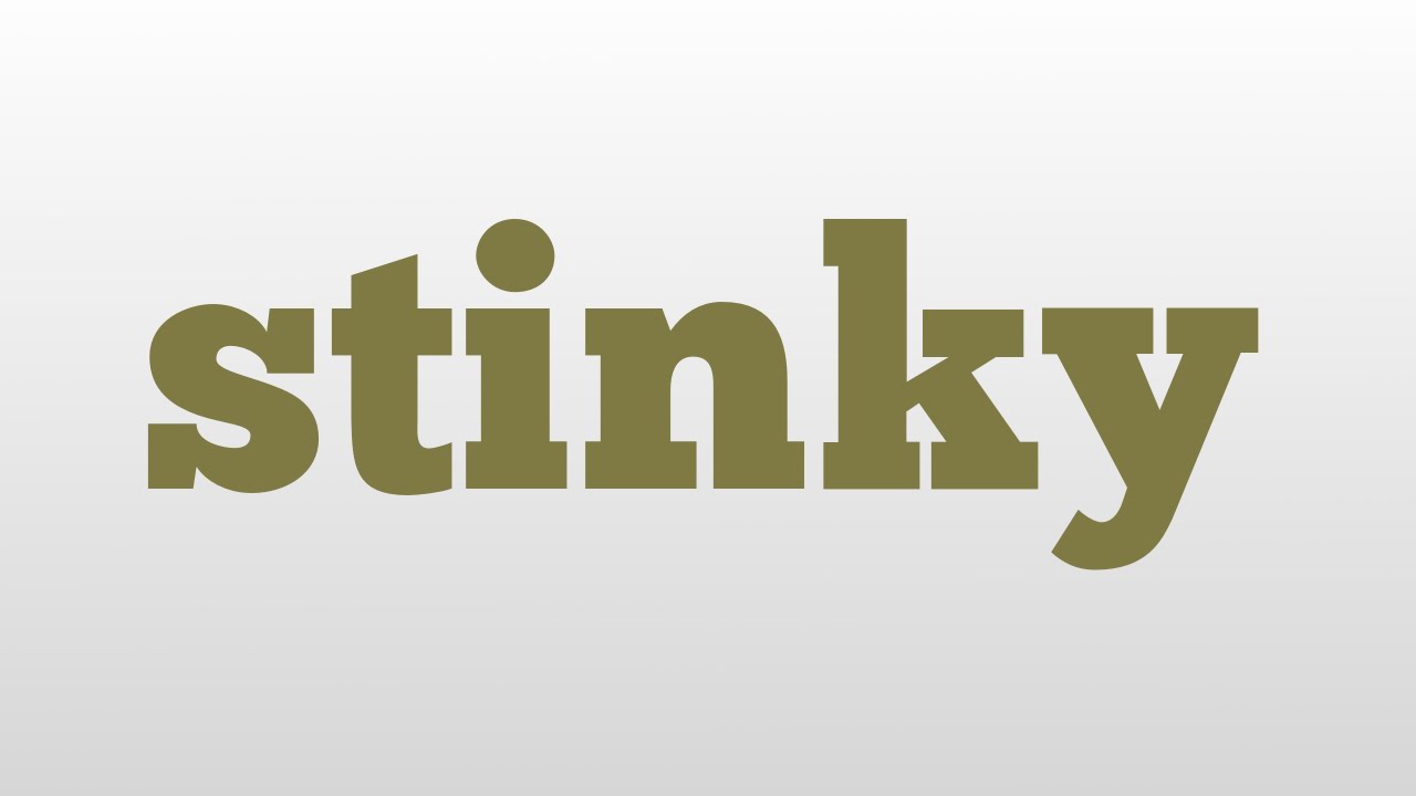 how to pronounce stinky How to pronounce stinky