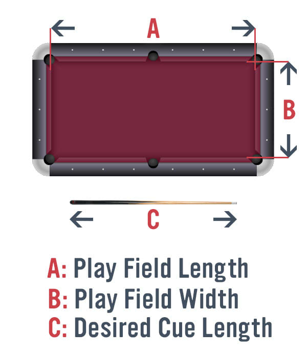 how to measure a pool table Billiard ping pong cue billiards space billard nz