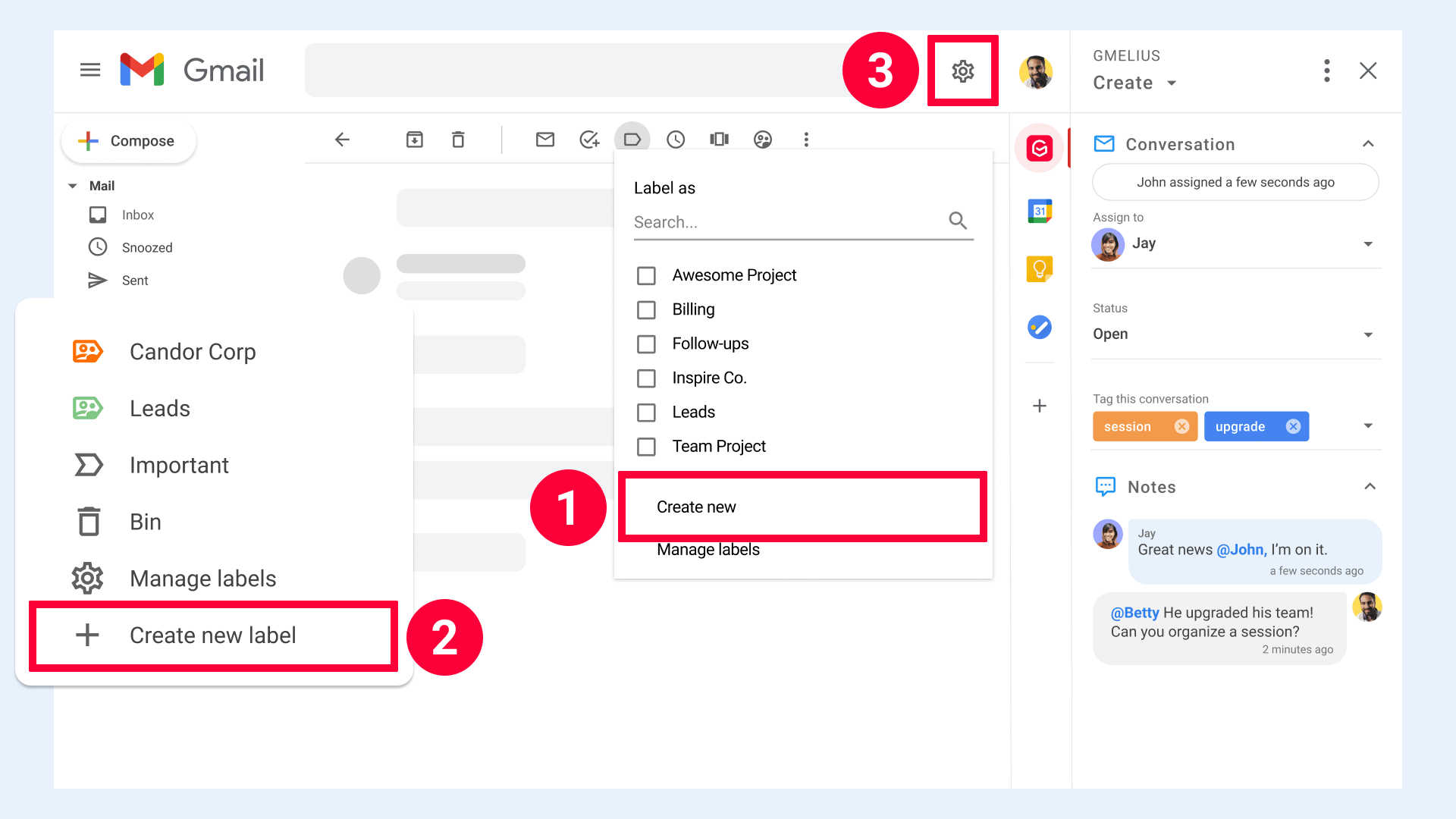 how to remove a label in gmail Inbox dragapp tidy