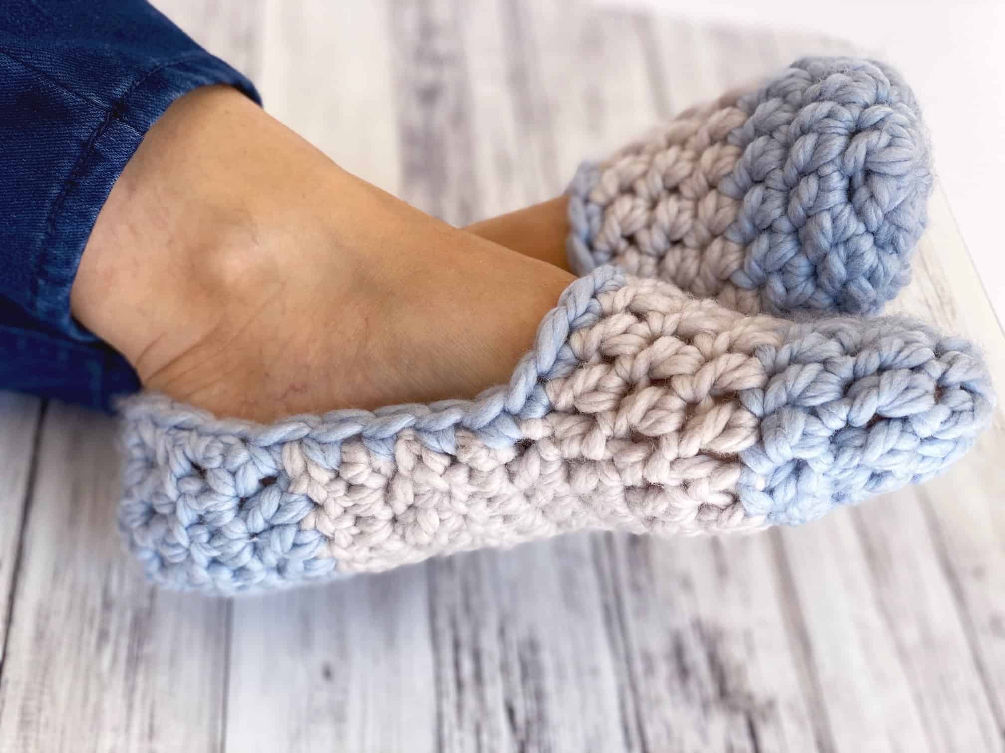 how to crochet socks Deanne ramsay ribbed segue