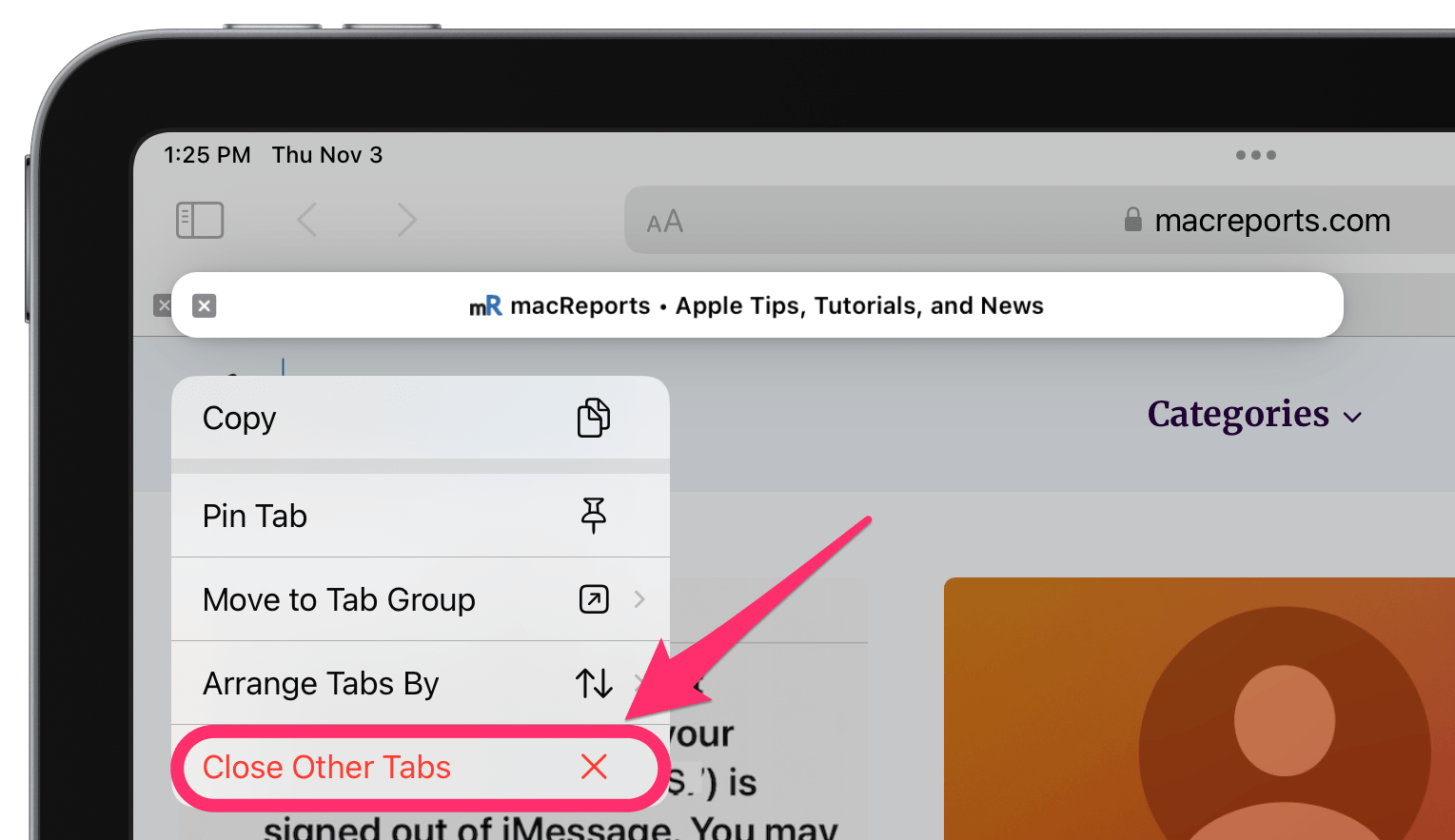 how to close tabs on ipad Safari tabs ipad settings iphone tap close automatically until down swipe askit