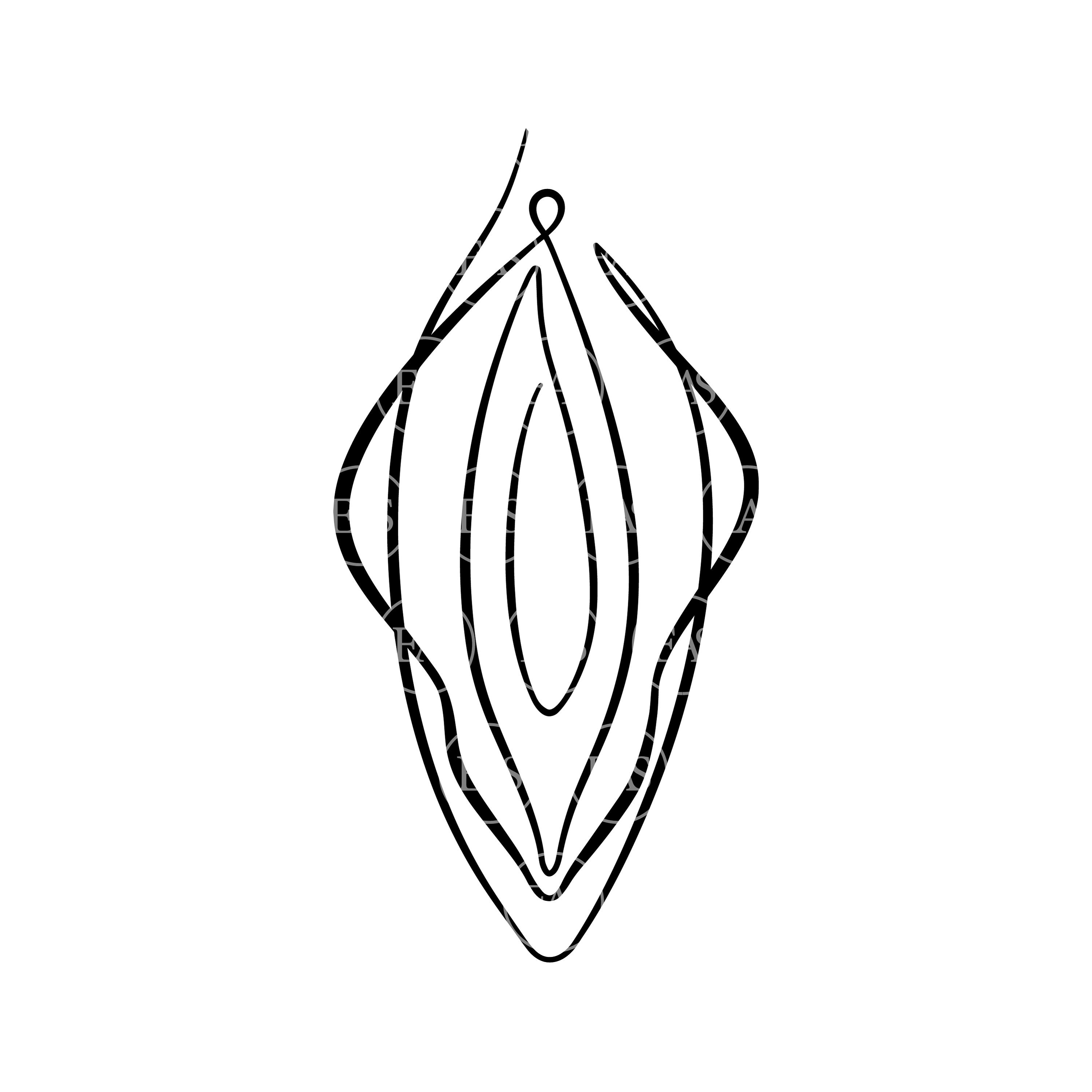 Line Art Vagina Svg Continuous Line Vagina Svg. Vector Cut - Etsy Israel