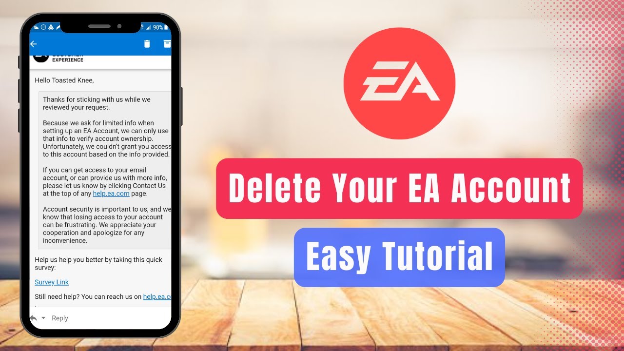 How to Delete EA Account ! - YouTube