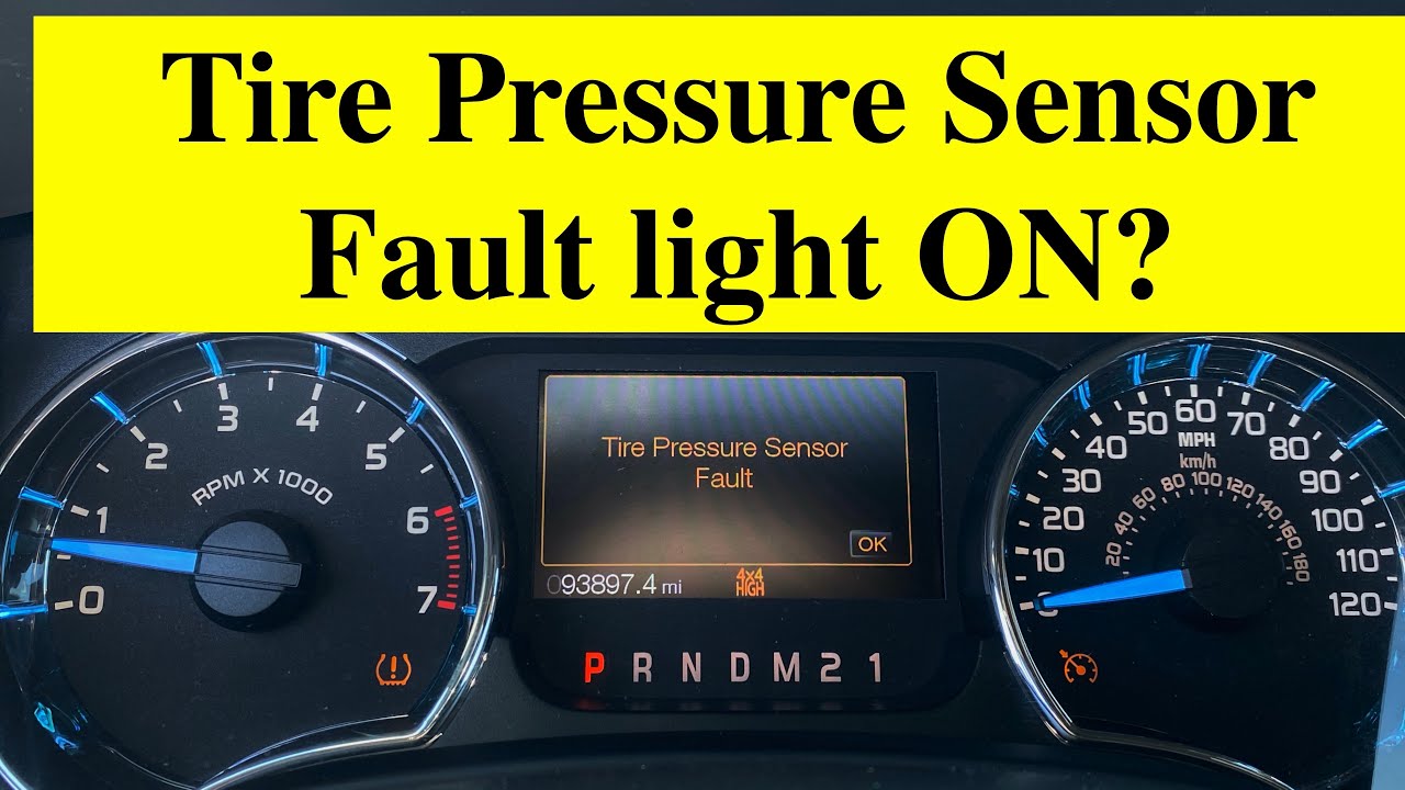 Tire Pressure Sensor Fault Ford Escape 2010