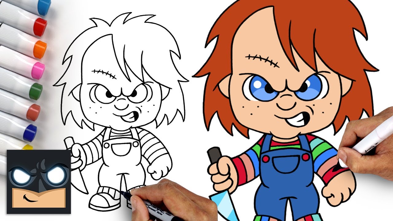 how to draw chucky M/scary chucky doll coloring pages coloring pages