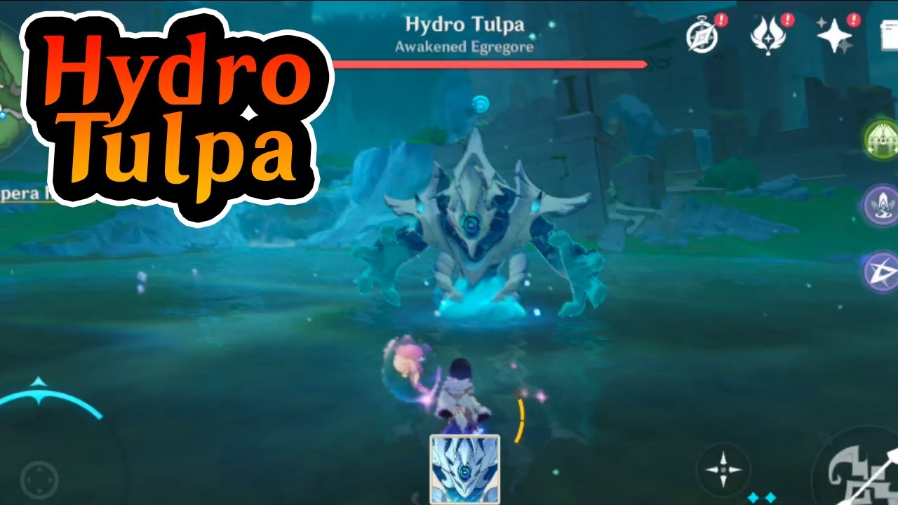 how to get to the hydro tulpa Genshin impact hydro tulpa location and strategy