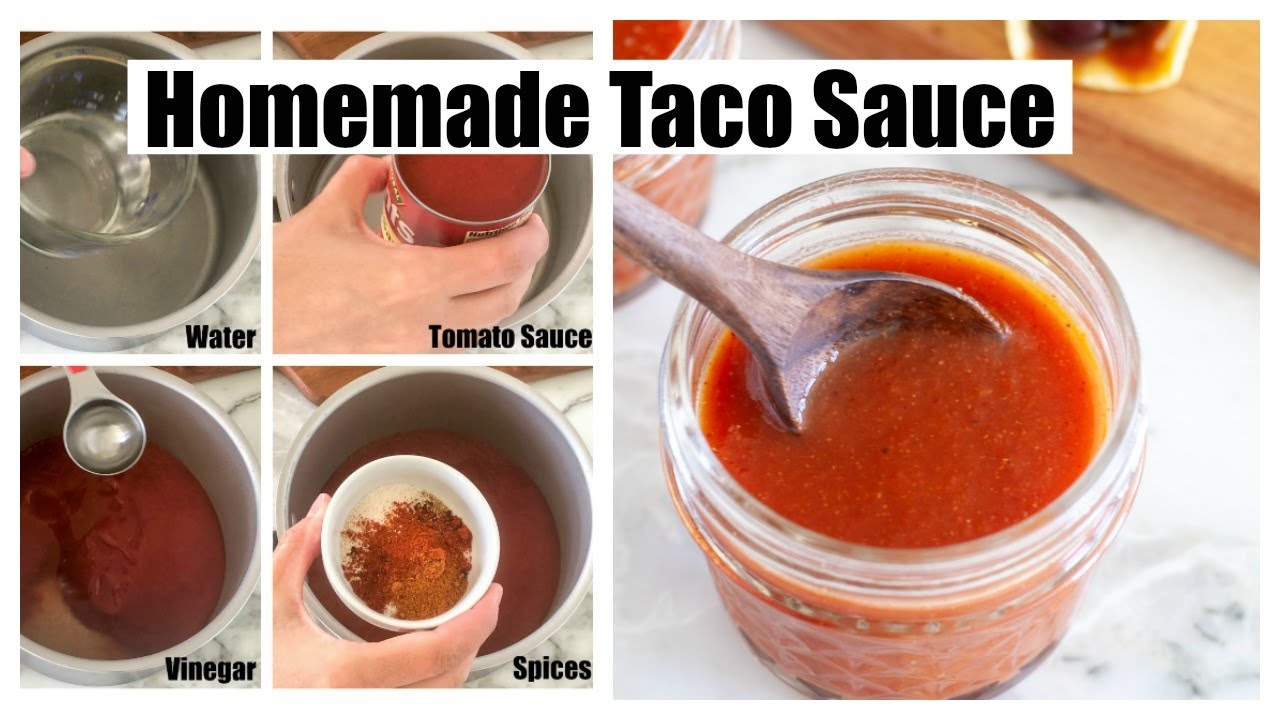 how to make taco sauce Taco sauce recipe