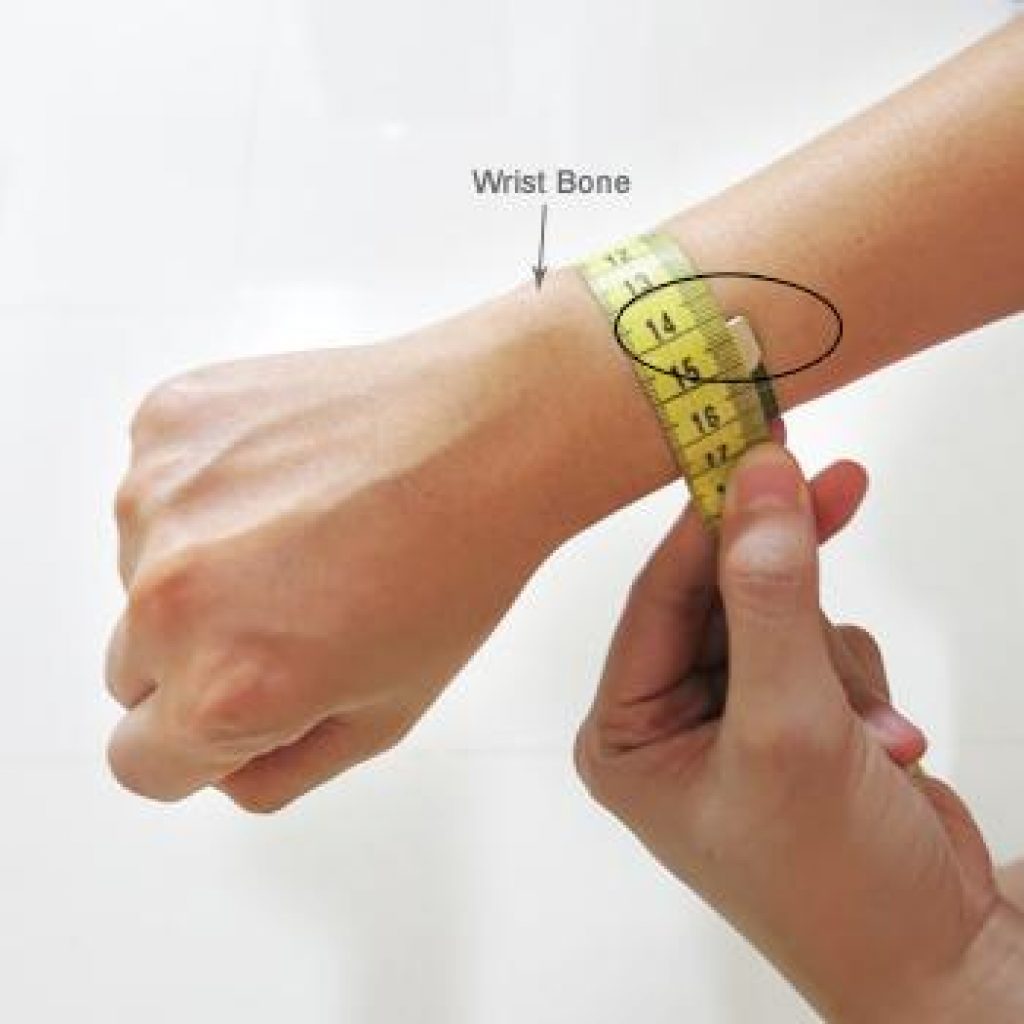 how to measure wrist How to measure wrist size for bracelets or watches