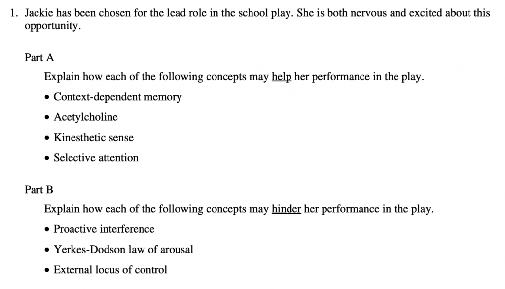 how to answer an identify frq Frq gopo