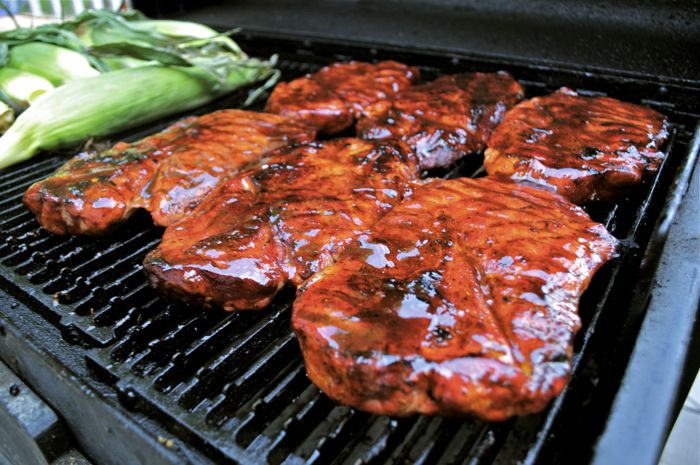 how to grill pork steaks Pork grilled