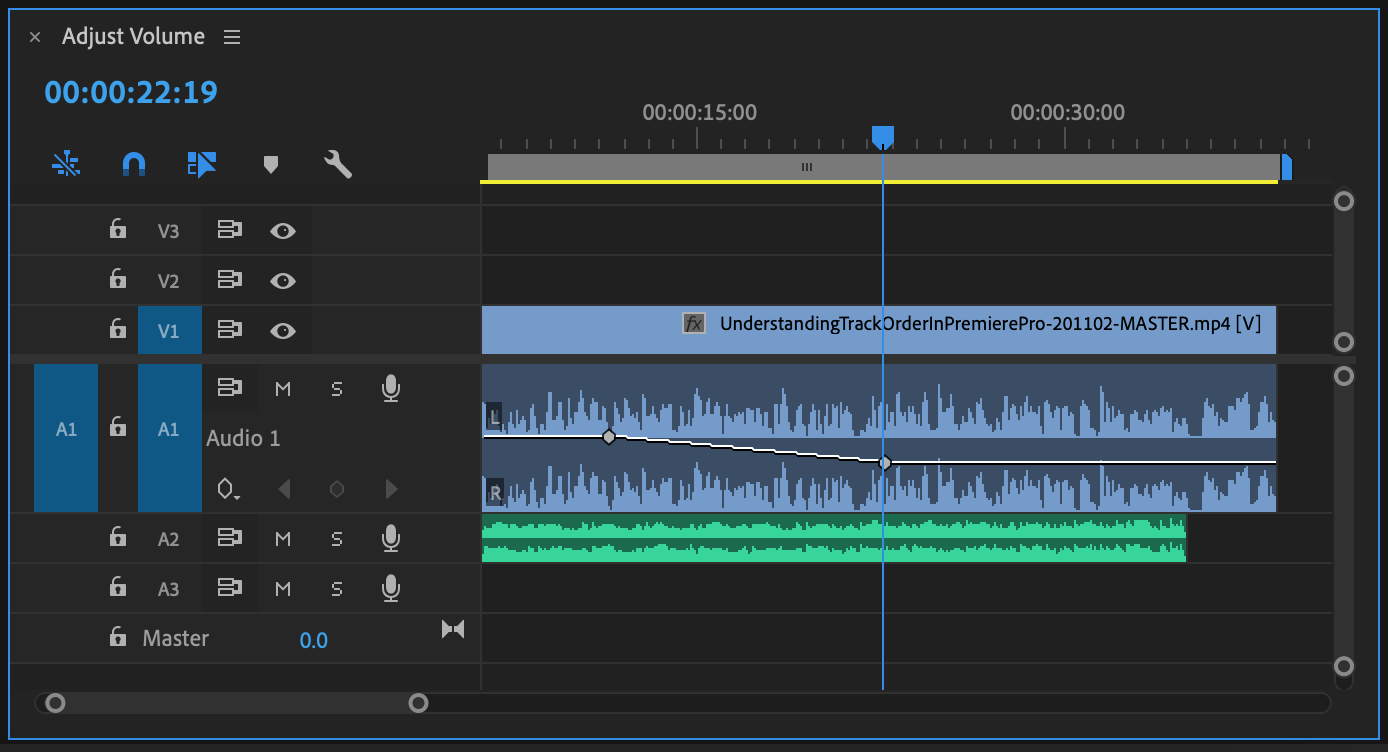 how to adjust volume in premiere pro 3 quick ways to adjust volume in adobe premiere pro