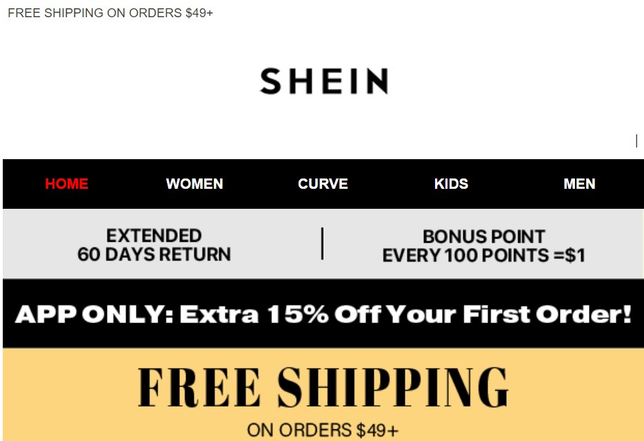 how to get free shipping on shein Get free shipping on shein with these simple steps