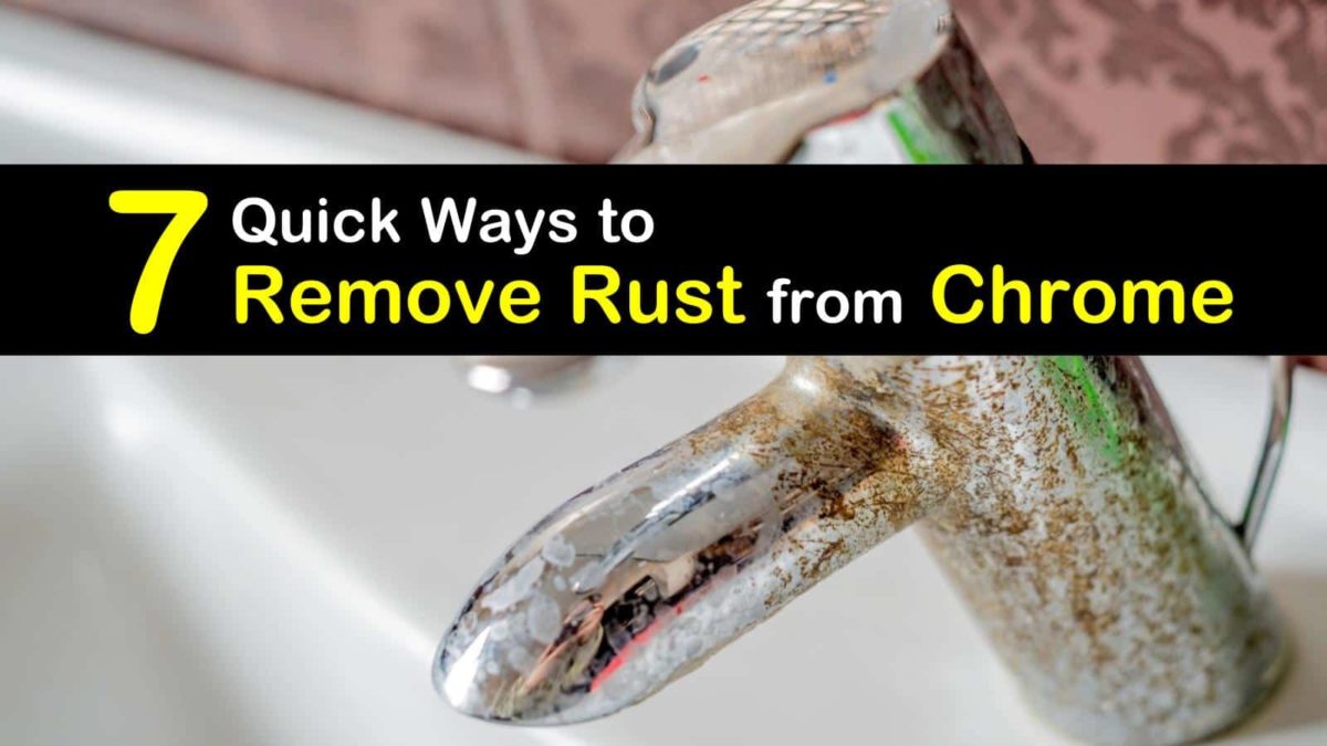 how to clean rust from chrome How to clean rust off chrome, the easiest way possible