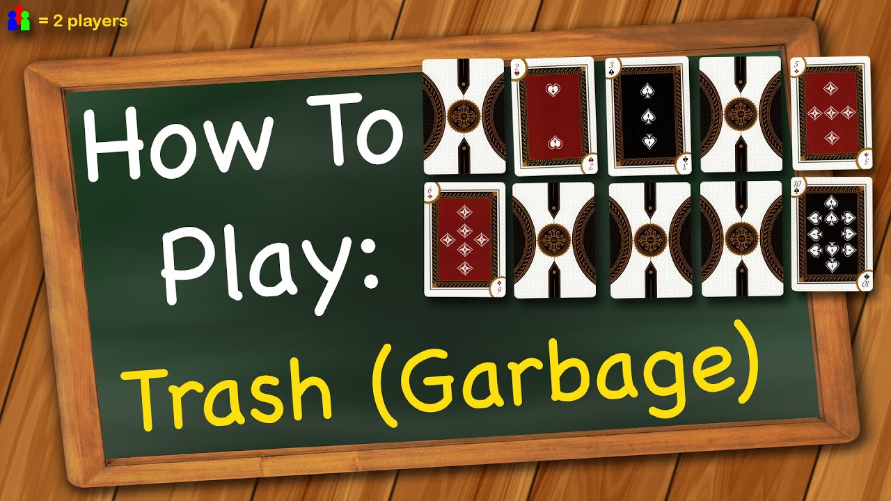 how to play garbage Trash play game wikihow cards