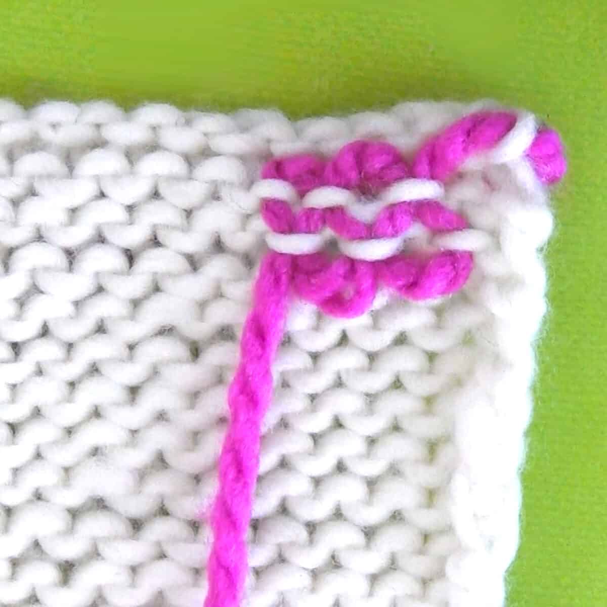 how to weave in ends knitting Weave wikihow